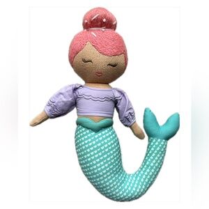 NWOT 16'' Handmade Mermaid Soft Cloth Artisan Boutique Style Baby Plush Doll